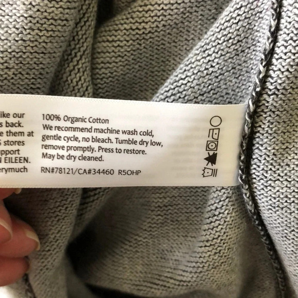 🌺AWESOME🌺 Organic Cotton Eileen Fisher Vest NWOT - Picture 6 of 8